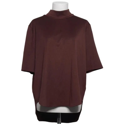 Zara, top, taille : XL, marron, élasthanne/polyester, monochrome, femme #9eI - Photo 1/4