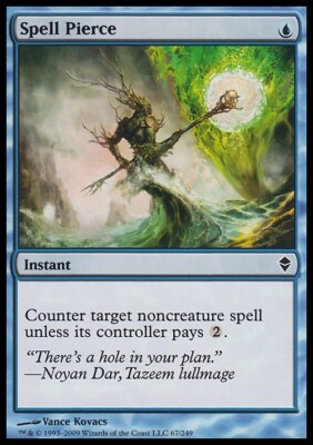 Spell Pierce ~ Zendikar [ EX ] [ Magic MTG ]