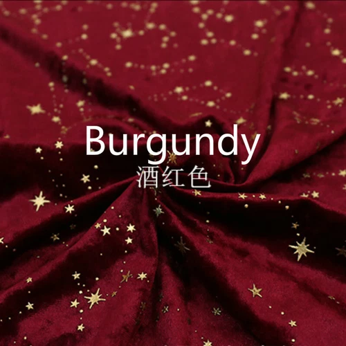 Tessuto Velluto Stella Lucida Artigianale 145*100cm Tessuto per Vestiti Tappezzeria Cucito - Foto 21 di 22