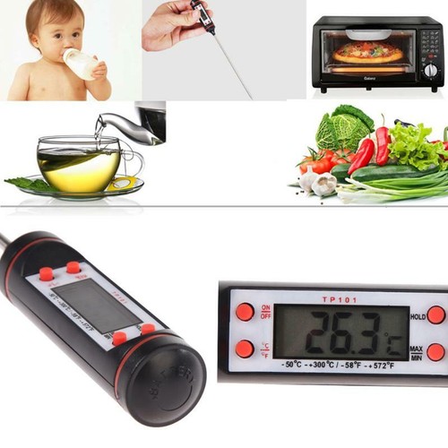 2 STCK. Digital Grill Küche Fleisch Thermometer Sonde BBQ Ofen Essen Kochen - Bild 8 von 9