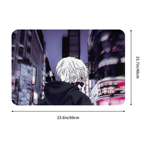 Kaneki Ken Tokyo Ghoul Janpanese Anime Non-slip Doormat City At Work Bedroom Mat - 第 10/13 張圖片