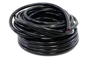 HPS 1/2" ID Black High Temp Reinforced Silicone Heater Hose Tubing- 25 Feet Roll