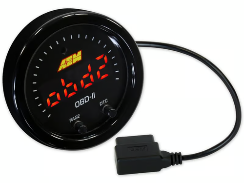 AEM Electronics X-Series OBDII Digital Gauge Black Bezel & Faceplate 30-0311 - Picture 10 of 16