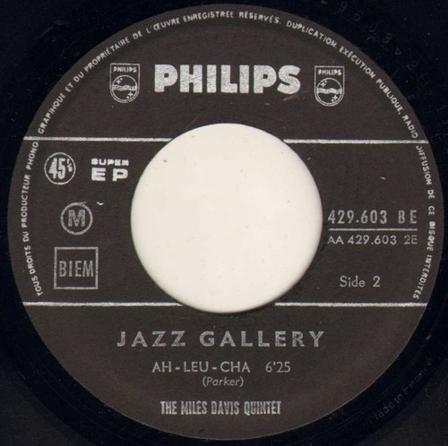 MILES DAVIS "TADD'S DELIGHT" EP 1959 PHILIPS 429 603 - Picture 4 of 4