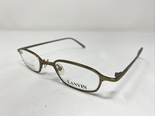 Lanvin France LA 2237 002 45-21-135 Yellow Gold Full Rim Eyeglasses Frame 6376 - Picture 2 of 8