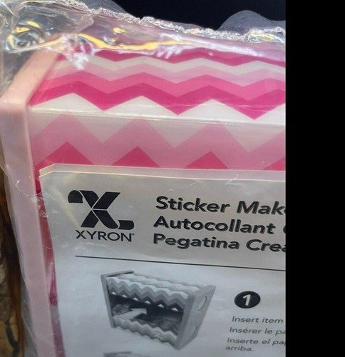 Xyron 1,5" Rosa Zick Zack Create-A-Sticker Einweg Maschine & Kleber - Recycelbar - Bild 3 von 7
