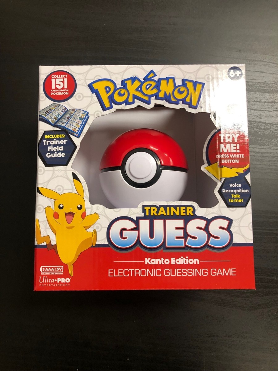 Kanto Pokemon Trainer Guess NEW Sealed Electronic Guessing Game Toy
