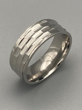 Ring Edelstahl 8mm breit Damen