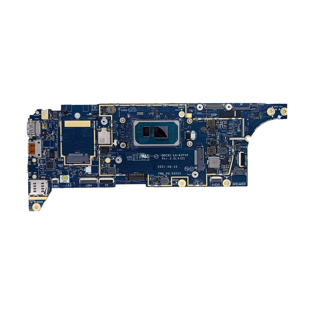 0KND83 For Dell Latitude 7320 Motherboard GDC31 LA-K371P SRK03 I5