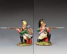 KING  COUNTRY THE AGE OF NAPOLEON NA489 FRENCH DRAGOON KNEELINING FIRING MUSKET