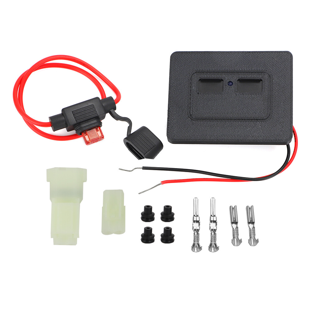 Dual USB Charger Center Console Plate For 1990-1996 C4 Corvette – FX3 Replacement, No Drill
