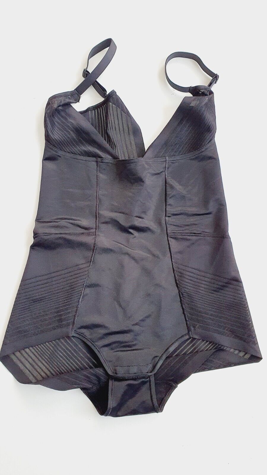 New Ex M&S Firm Control Sheer Stripe Wear Your Own Bra Bodysuit 824 eBay