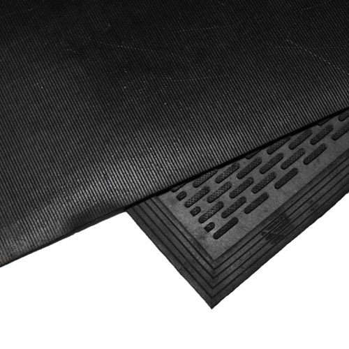 Rubber-Cal "Dura-Scraper Linear" Commercial Rubber Entrance Door Mat - Picture 3 of 6