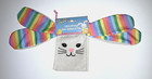 2 Piece  HAPPY EASTER  Bunny Fabric Gift Bags w/ Drawstring Closure & Big Ears