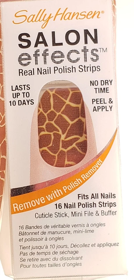 Sally Hansen Salon Effets Véritable Vernis à Ongles Bandes, 460 Reine De Jungle - Photo 2/3