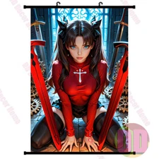 Anime Poster Game Role Rin Red Suit HD Wall Scroll Painting 60X90cm Decor