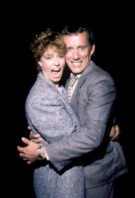Rachel Ward Jessie Wyler American actor James Woods Jake Wise pose- Old Photo