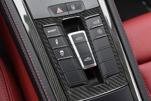 For Porsche 911 12-2018 Dry Carbon Fiber Inner Gear Shift Decoration Cover Trim - Picture 6 of 8