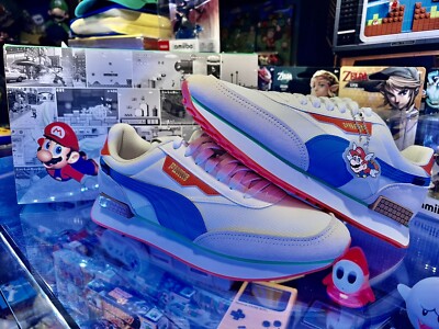 Size 9.5 DS Puma Future Rider x Nintendo Super Mario 64 2020 Brand New