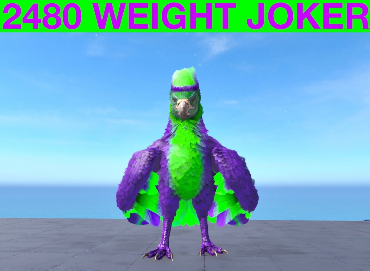 2480 Weight Joker Argentavis Ark Survival Ascended ASA PVE