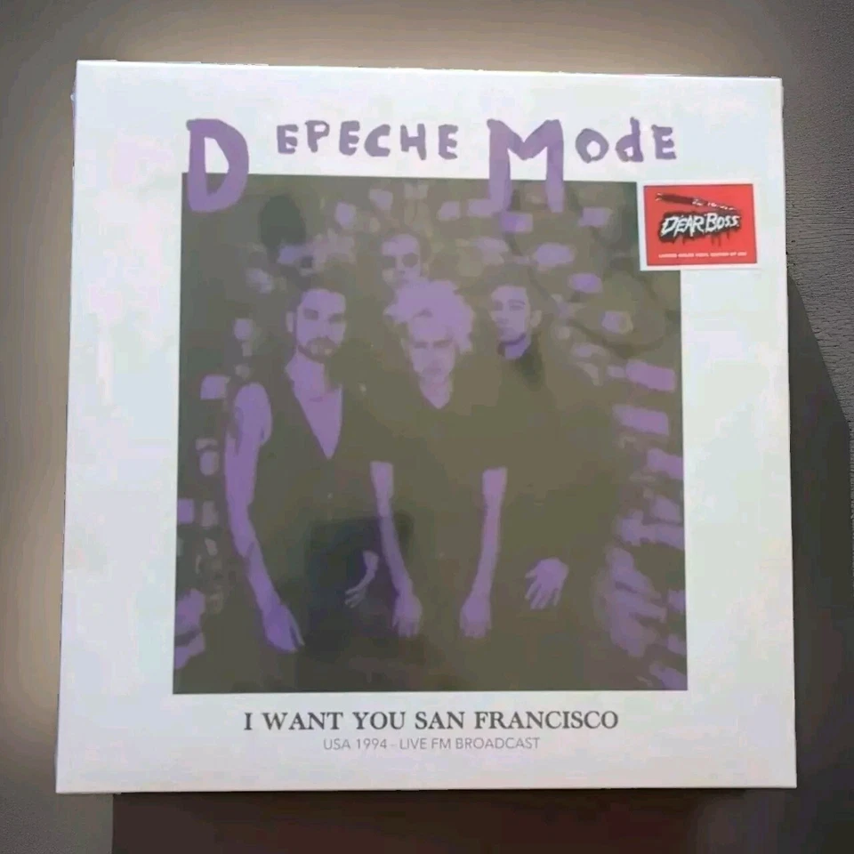 Sealed Depeche Mode - I Want You San Francisco PURPLE  vinyl Synth  300 only  - Image 2 of 3