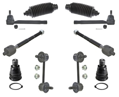 Front Lower Ball Joint Tie Rods Boots Sway Bar Links for 07-12 Mazda CX-7 10Pc