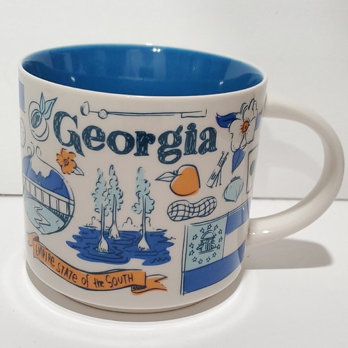 Georgia Starbucks Coffee Mug 14 oz. Been There Series Cup New 2021 No Box - Picture 1 of 8