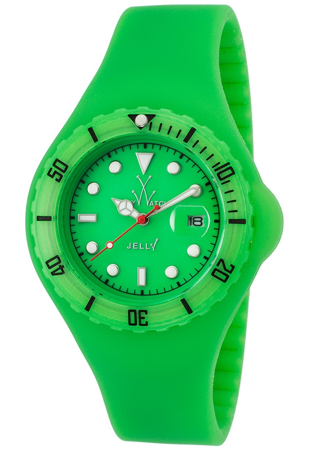 ToyWatch Unisex Green Dial and green Rubber Strap Quartz  display picture 3