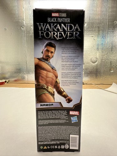 Marvel Studios' Black Panther: Wakanda Forever Titan Hero Series Namor Toy NEW - Picture 2 of 2