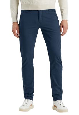 PME Legend Herren Chinohose TWIN WASP CHINO - Regular Fit - Blau Beige Grün