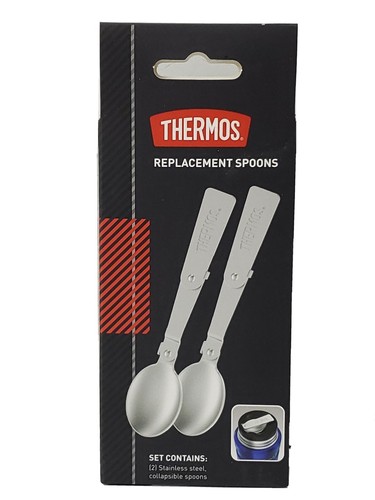 Termo Plegable Metal Cuchara Viaje Camping Senderismo Juego De Dos de Repuesto - Imagen 4 de 5