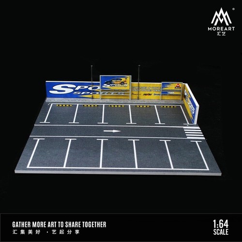 Diorama 1:64 Car Parking Lot Display Model LED Lighting Car Garage Scene Model\" - Picture 31 of 143