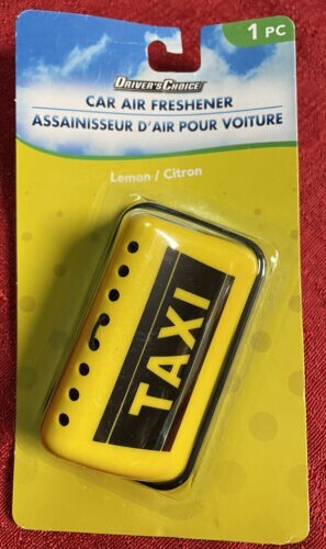 NUOVO Deodorante Auto Auto Tema Luce Taxi - Profumato Limone SPEDIZIONE GRATUITA - Foto 1 di 1