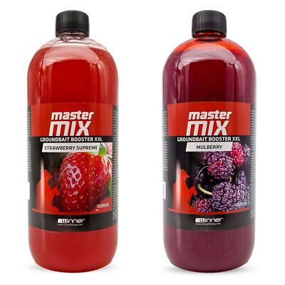 Master Mix Groundbait Booster XXL 1000ml Fruit Mix 2 Stück