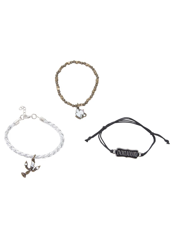 Disney La Bella y la Bestia Brazalete Chip & Lumiere Bonjour Brazo Fiesta Conjunto Foto 2 de 2