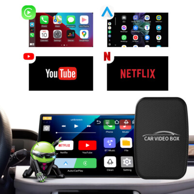Wooboobox Wired to Wireless CarPlay AndroidAuto Android Video Box