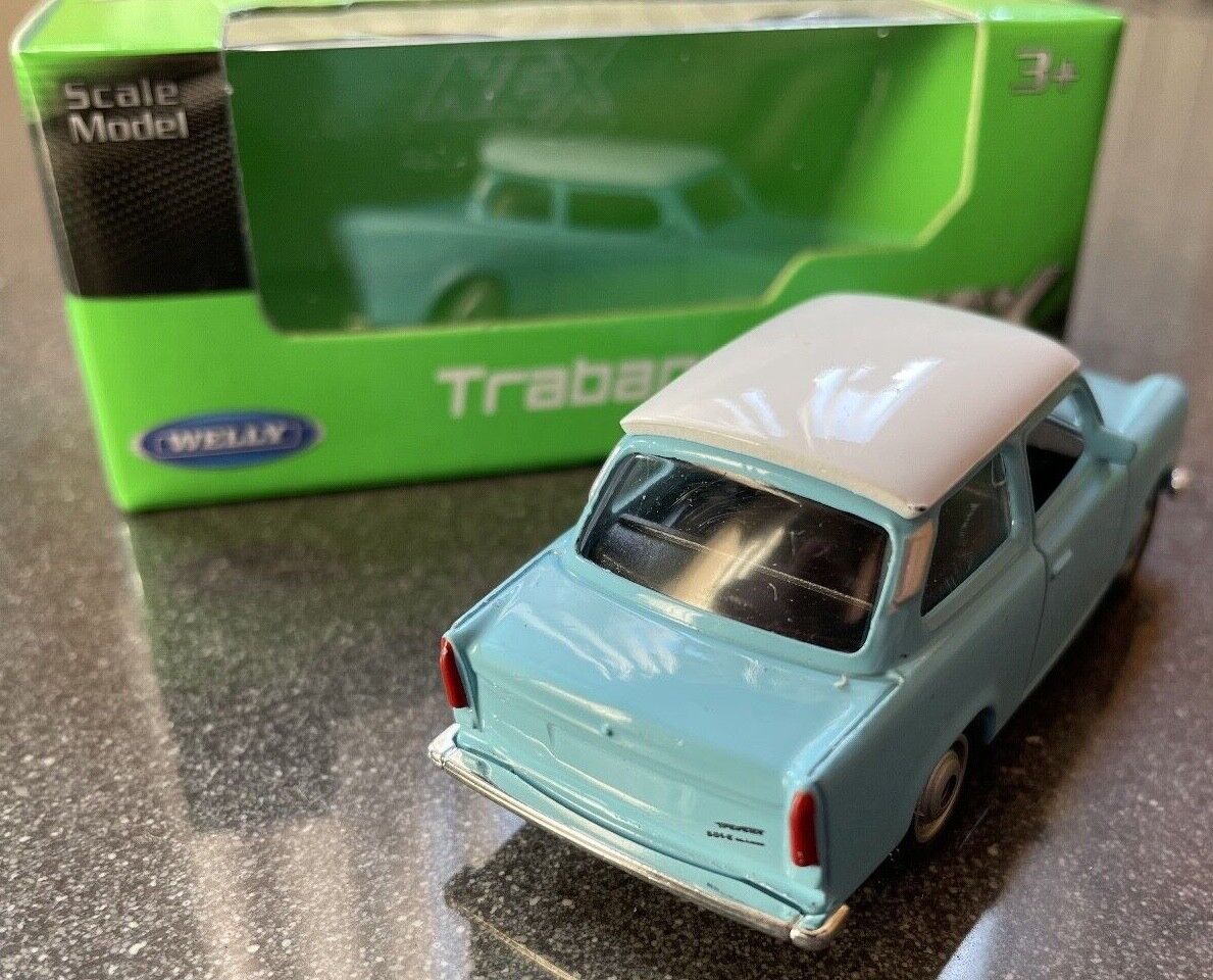 Trabant 601 Modellauto 160 Welly DDR Trabbi Kult Geschenk Modellauto Spielzeug