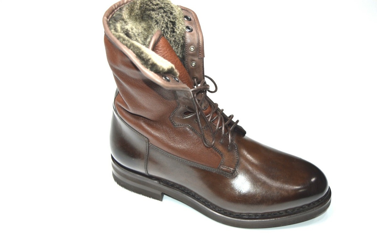 NEW SANTONI Boots Fur LIMITED EDITION Shoes Size Eu 39.5 Uk NEW SANTONI Boots Fur LIMITED EDITION Shoes Size Eu 39.5 Uk
