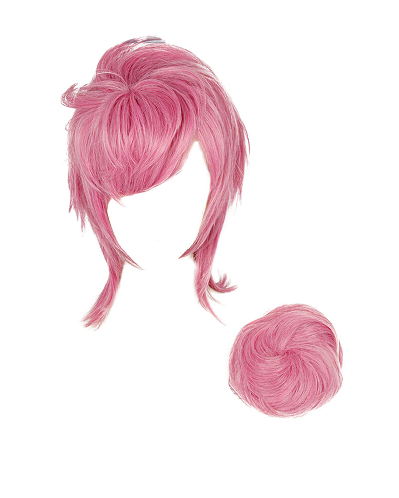 Women's Golden Wind Trish Una Short Pink Cosplay Wig Pink Wig eBay