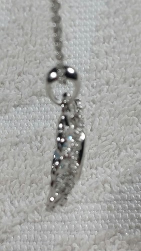 .80" DESIGNER BLUE TOPAZ ? EARRINGS STERLING SILVER PENDANT NECKLACE 18-21" - Picture 9 of 10