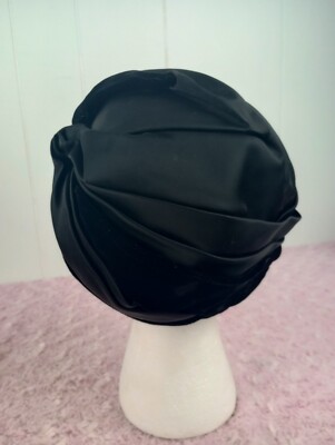 Vintage Christine Original Park Avenue Black Wool Hat Vintage Ladies Hat By Christine Originals Park Avenue New  main image 3