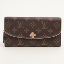 Louis Vuitton Monogram Bloom Flower Portefeuille Emilile Wallet