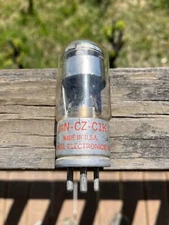 National Electronics JAN CZ C1K NOS Tube Tested