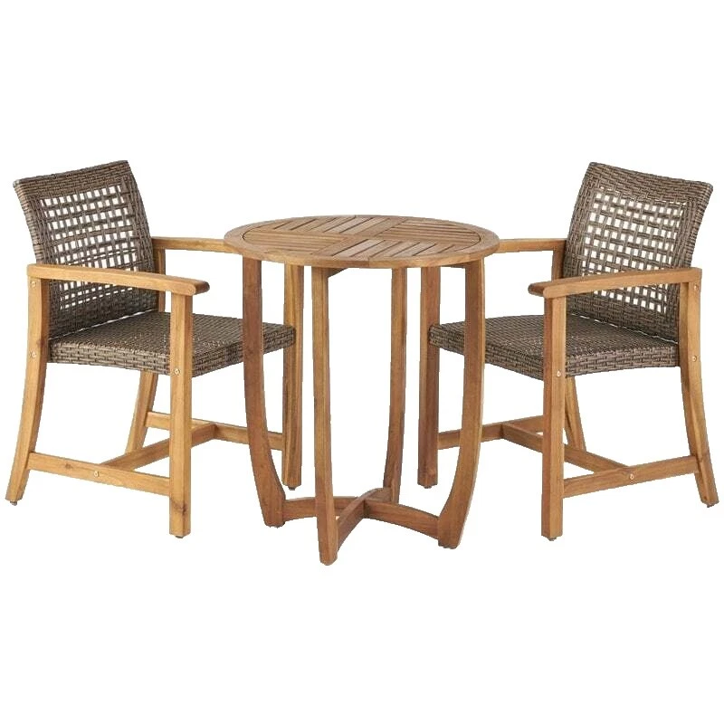 Multicolor de Madera Juegos De Muebles De Patio y Jardín