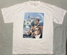 NEW Vintage 1995 Million Man March Louis Farrakhan White Shirt Tee Black History