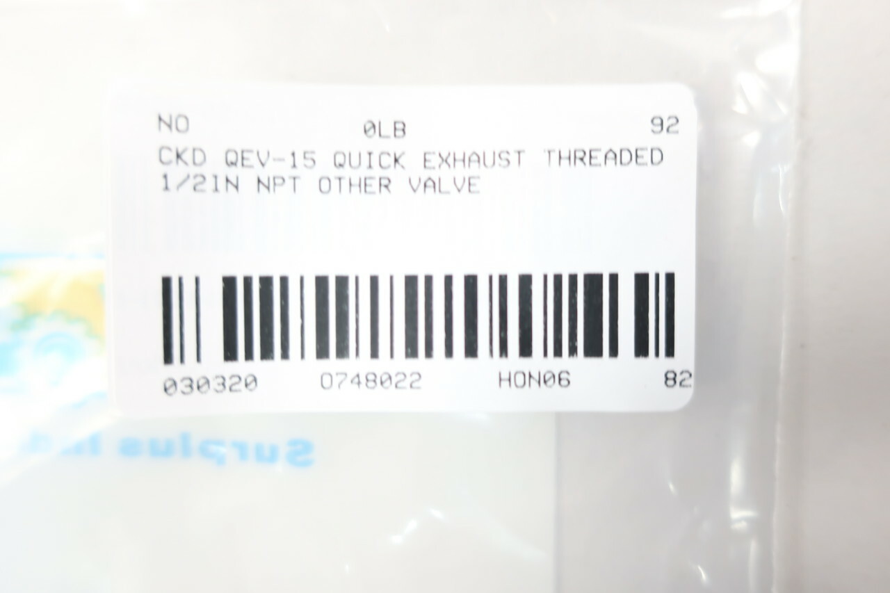Ckd QEV15 Quick Exhaust Valve 1/2in Npt eBay