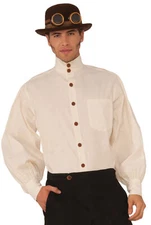 Men's Beige Steampunk Shirt - Forum Novelties