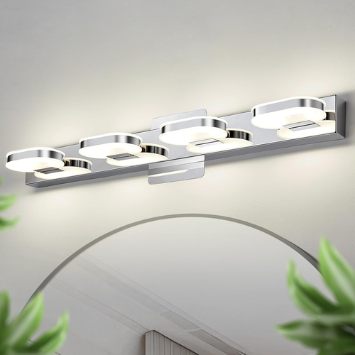Modern LED 4 Lights Vanity Light for Bathroom Modern Vanity Light Fixture Wall S - Picture 9 of 12