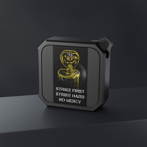 Cobra Kai 🐍Strike First Strike Hard No Mercy Głośnik Bluetooth, dźwięk zewnętrzny - Zdjęcie 5 z 5