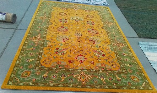GOLD 6' X 9' Back Stain Rug, Reduced Price 1172761801 AT21C-6